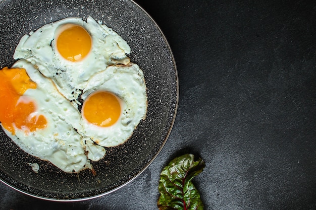 Spiegeleier, gesundes Frühstück