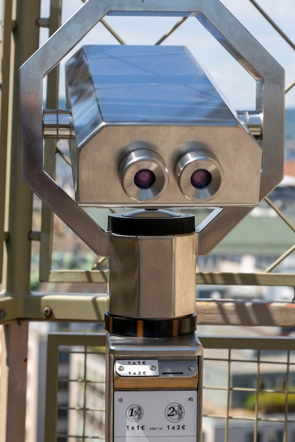 Spiegelglas auf der Aussichtsplattform der Stephansdom in Wien