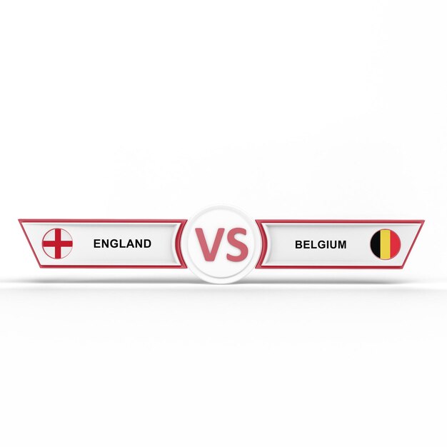 Spiel England VS Belgien