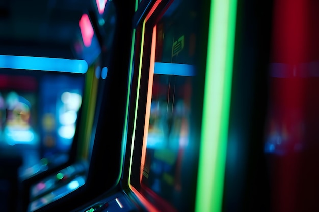 Spielautomaten in Las Vegas Neuralnetzwerk KI-generierte Kunst