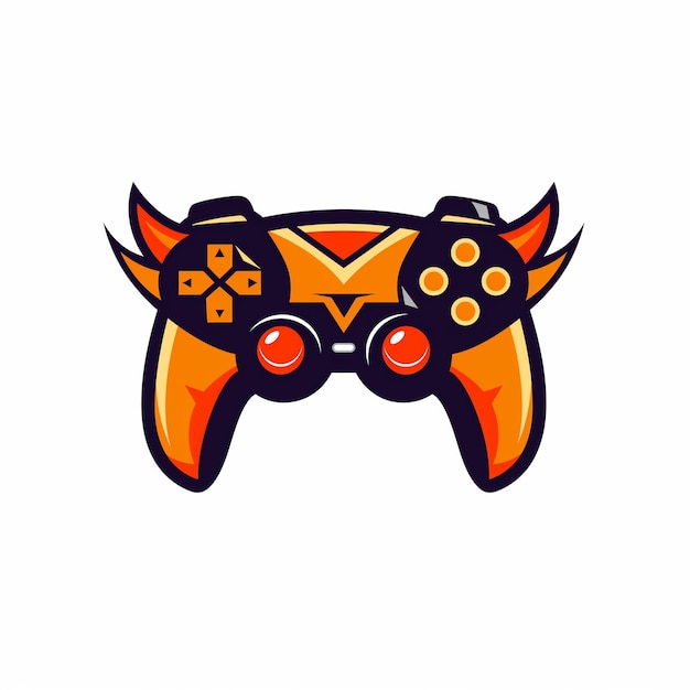 Spiele-Logo mit Hintergrund