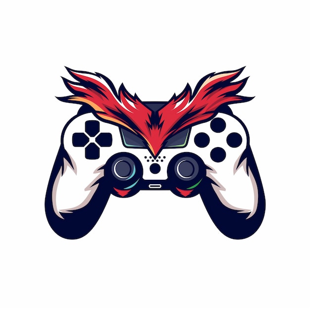 Spiele-Logo mit Hintergrund