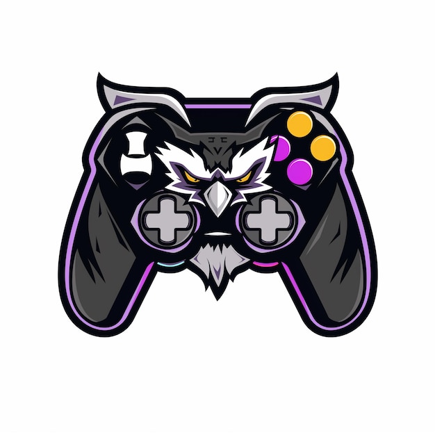 Spiele-Logo mit weißem Hintergrund