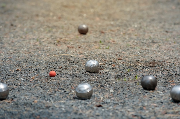 Spielregeln für Petanque-Hintergrund