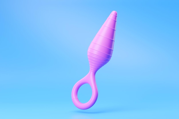 Spielzeug für Erwachsene Pink Butt Analplug 3D-Darstellung