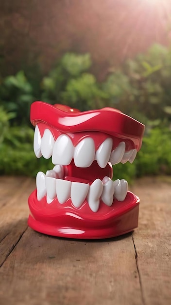 Spielzeug mit klappernden Zähnen