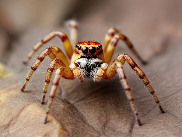 Spinnenbild Natur farbenfroher Hintergrund