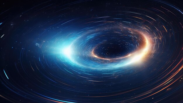 Spiral-Singularität Wirbel Abstrakt Illustration Licht Stern schwarze Energie Universum Kosmos Spiral Singularität Wirkel Abstrakt