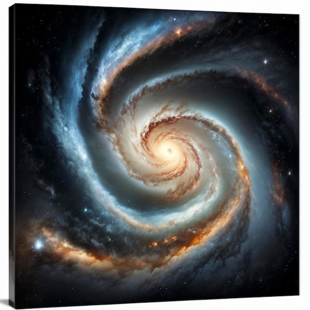 Spiralgalaxie im Weltraum Universum Sterne und Planeten