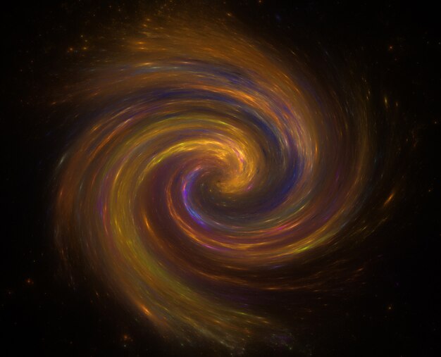 Spiralgalaxie, Sternfeldhintergrund. Weltraumhintergrund