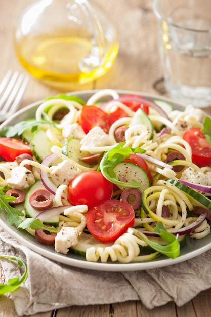 Spiralisierter Zucchini-Salat