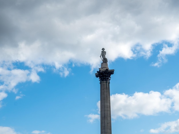 Spitze der Nelsonsäule in London