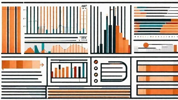 Foto spitzentrends in der datenvisualisierung