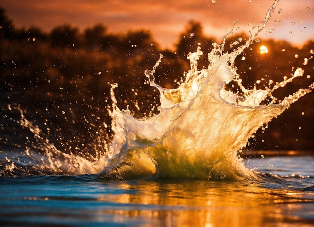 Foto splash de água