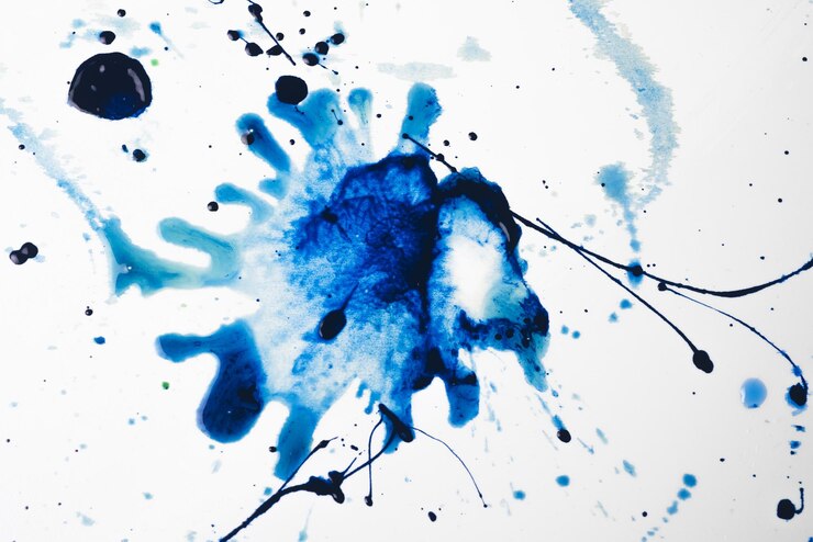 Foto splash de cor arte fundo abstrato pintura acrílica azul fundo abstrato pintura acrílico de luxo tinta colorida tinta giratória fundo de pintura de cor fundo de cor