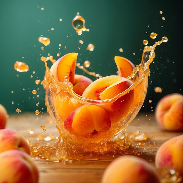 Splash de fundo de frutas