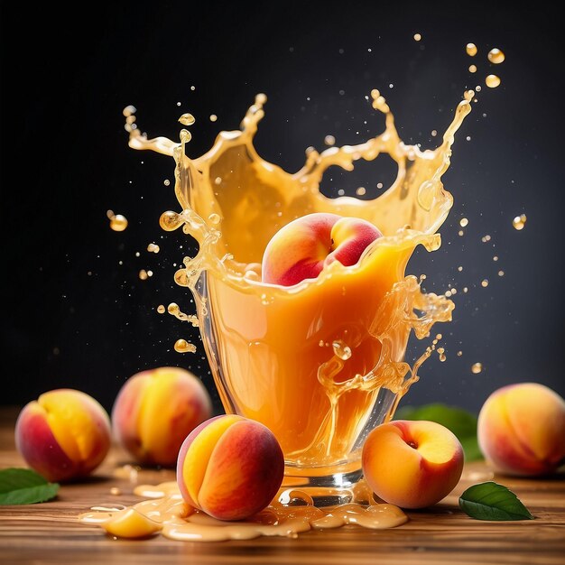 Splash de fundo de frutas