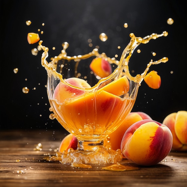 Splash de fundo de frutas