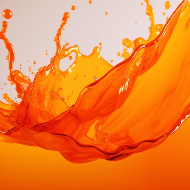 Splash naranja vibrante de fondos de color