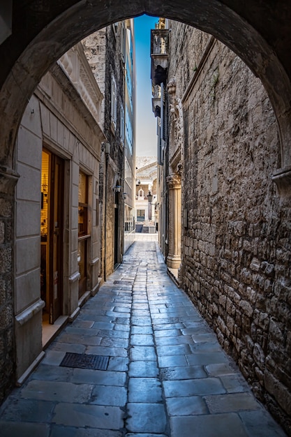 Split Kroatien Blick auf die Altstadt von Split Mediterrane Architektur enge Gassen