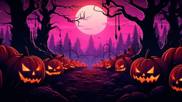 Spooky Halloween Hintergrund