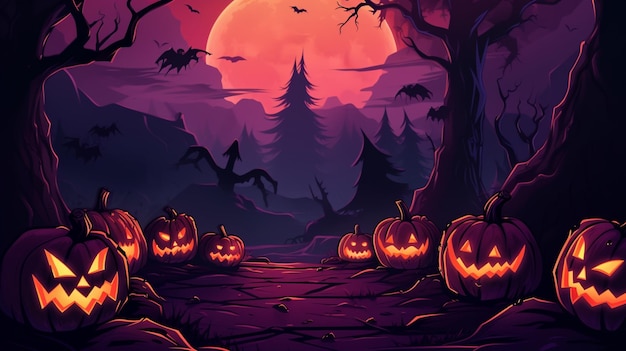 Spooky Halloween Hintergrund