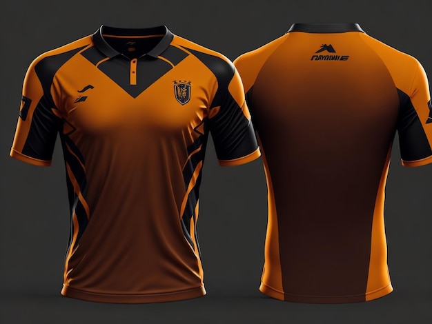 Sport-Trikot-Design-Vorlage für Team-Uniformen-Vektor