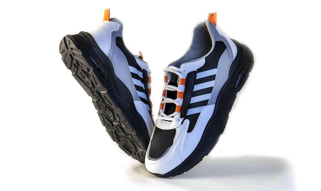 Foto sport weiße turnschuhe 3d-rendering