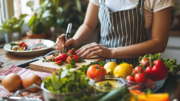 Sporternährungsberater, der einen ausgewogenen Ernährungsplan für einen Sportler vorbereitet, der sich auf die Förderung der Spitzenleistung konzentriert