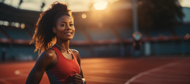 Foto sportler beim leichtathletiktraining