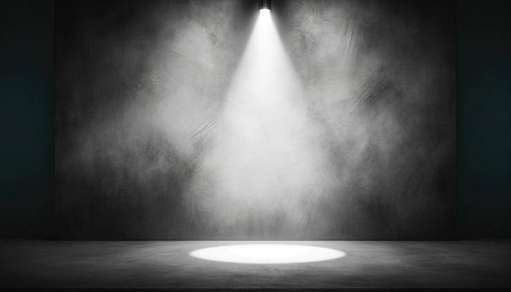 Foto spotlight no palco vazio