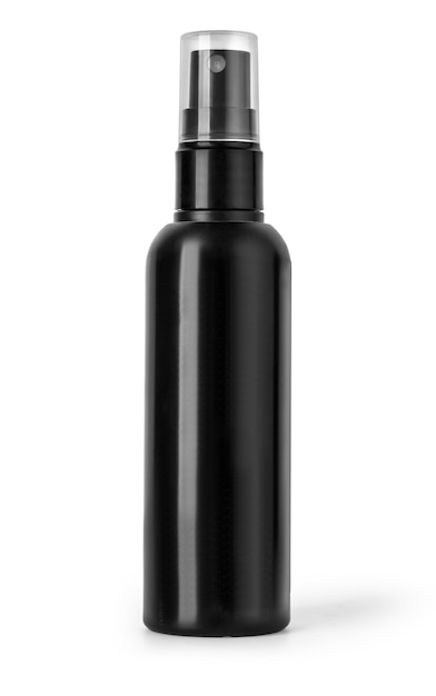 Spray de garrafa de plástico preto \