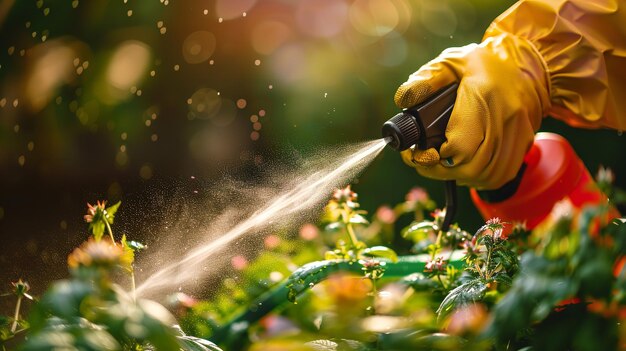 Spraying de pesticidas como um meio de controle de pragas Generative Ai