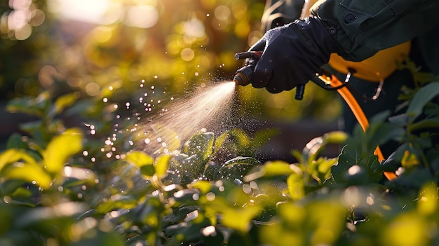 Spraying de pesticidas como um meio de controle de pragas Generative Ai