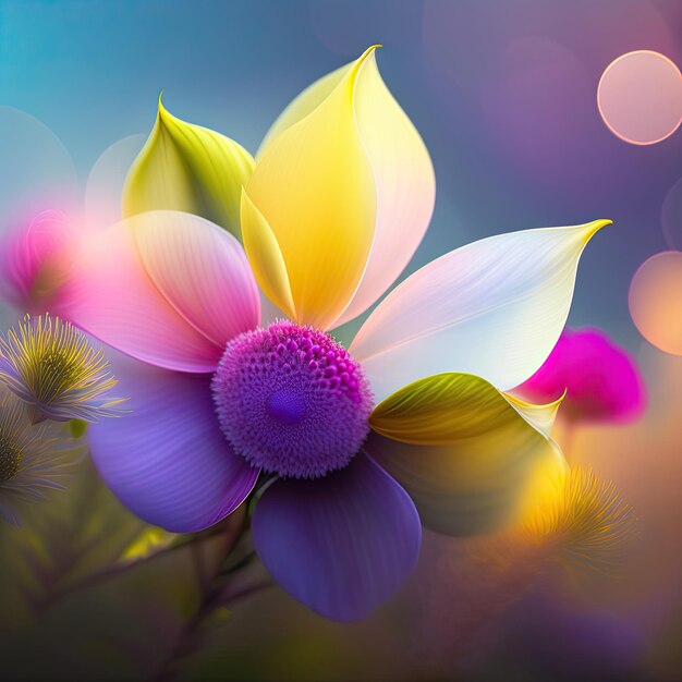 Spring bokeh background