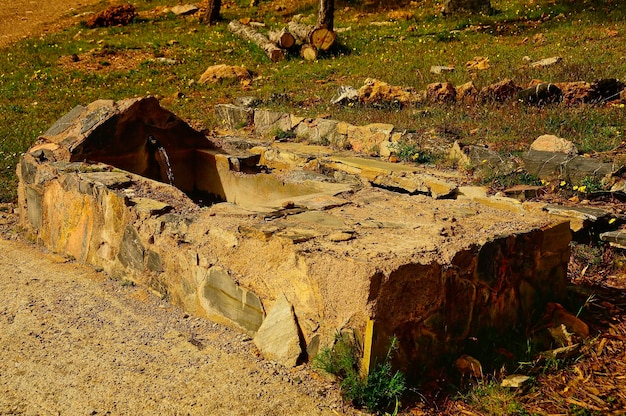 Springbrunnen und Tränke im Freien