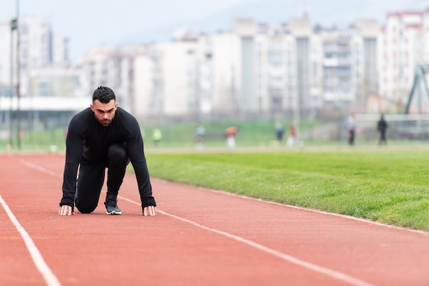 Sprinter está preparándose para comenzar