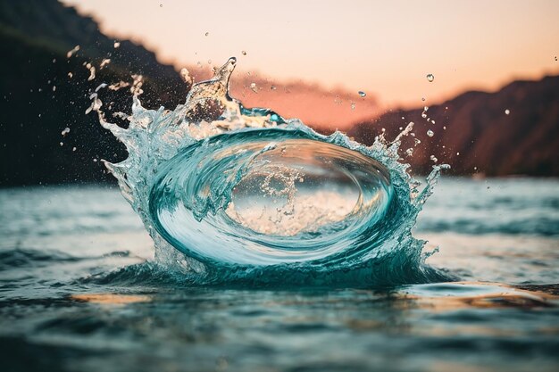 Foto spritzender kreis transparent geschlossen weiß