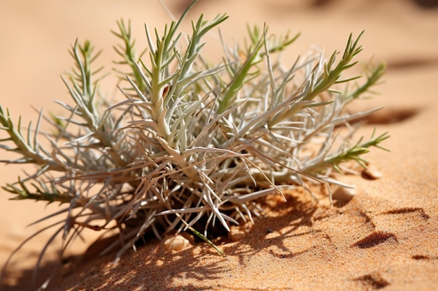 Sprouts suculentos no deserto Generative Ai