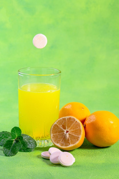 Sprudelgetränk mit Vitamin C