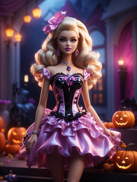 Spukvolle Halloween-Makeover von Barbies