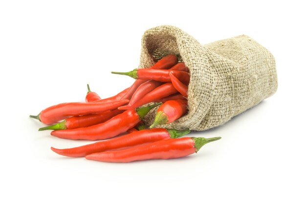 Spur pepper aislado en blanco