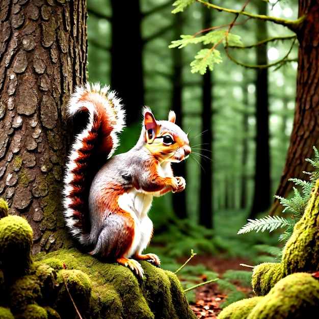 Squirrel's Woodland Adventures Eine Geschichte vom Wald