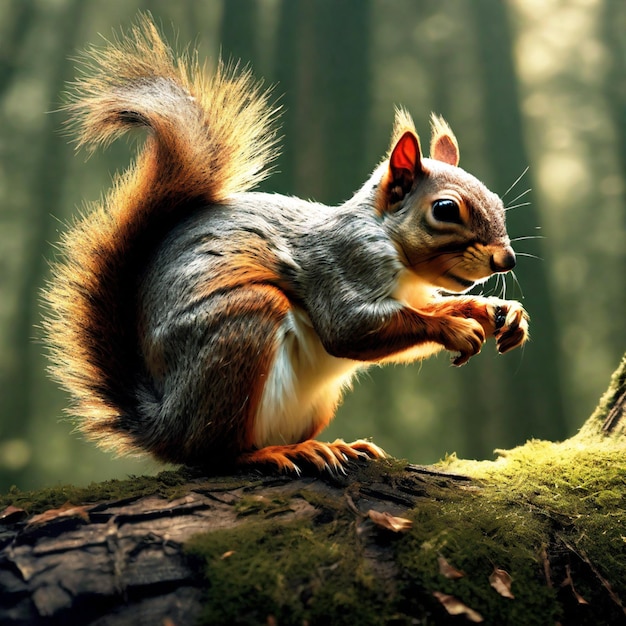 Squirrel's Woodland Adventures Eine Geschichte vom Wald