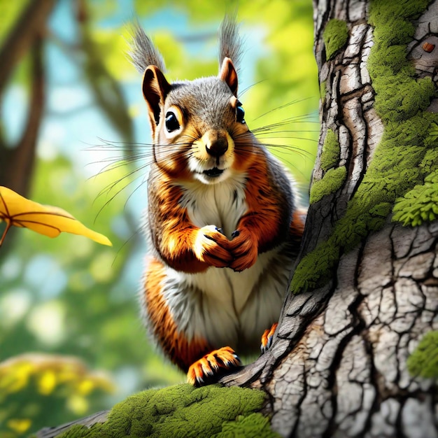 Squirrel's Woodland Adventures Eine Geschichte vom Wald