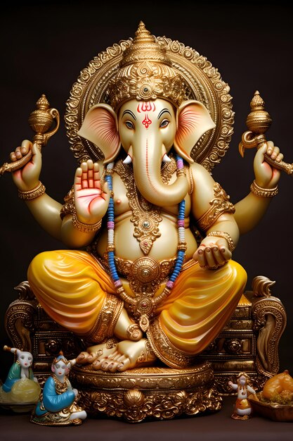 Sri Ganesha sentado