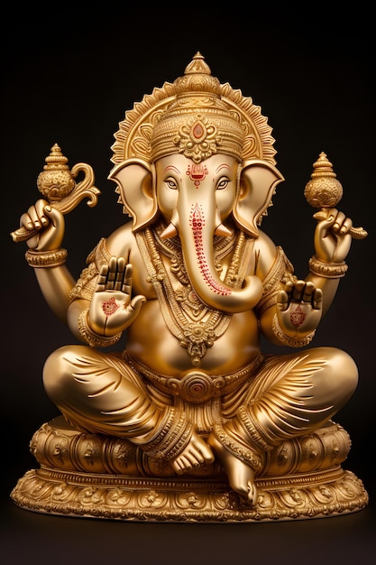 Sri Ganesha sitzt