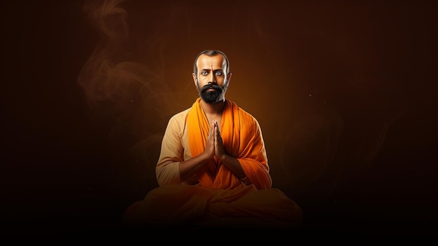 Foto sri ramakrishna jayanti soham solución fotos de stock ai generado el arte