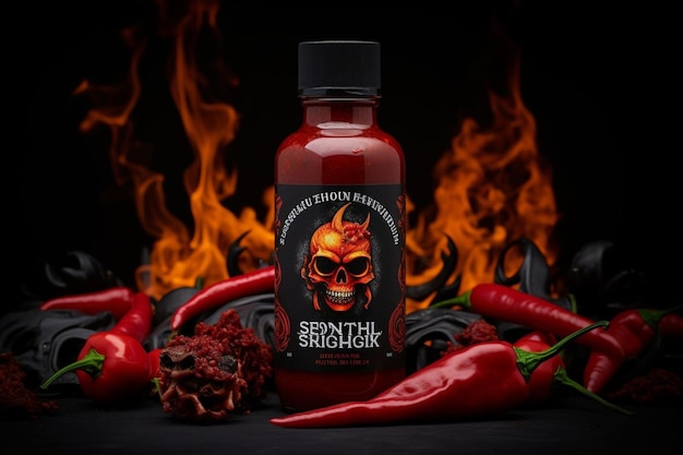 El Sriracha picante es un deleite de pavo