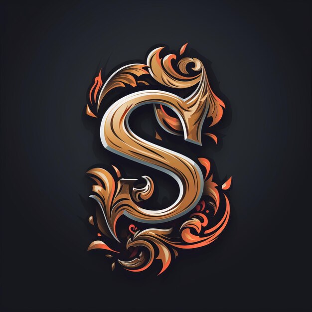 SS La mezcla perfecta de elegancia y estilo en un impresionante diseño de logotipo